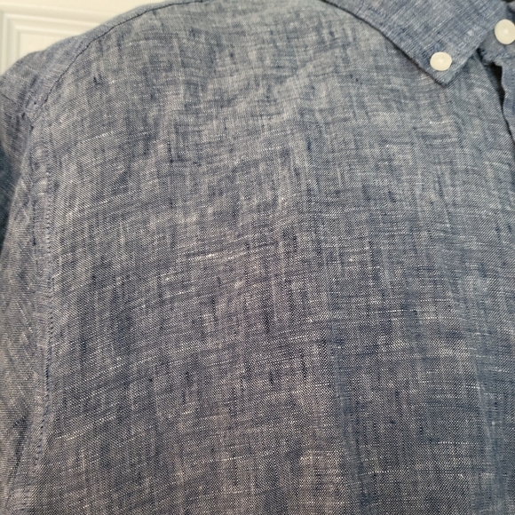 Nautica Linen Short Sleeve Shirt - Picture 9 of 10